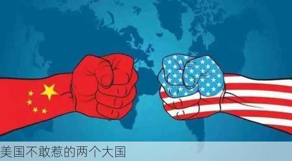 美国不敢惹的两个大国