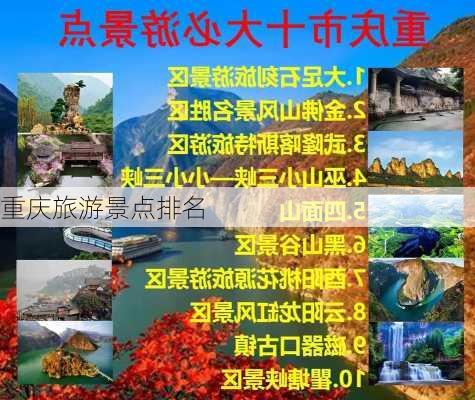 重庆旅游景点排名