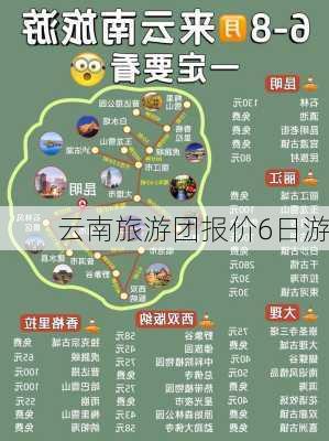 云南旅游团报价6日游