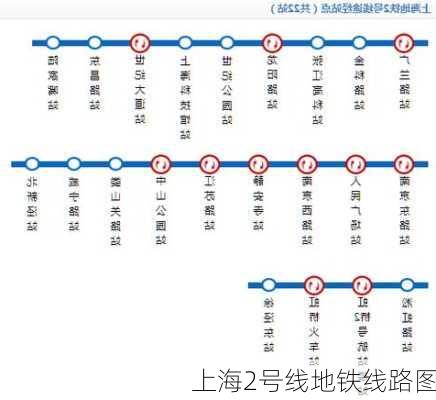 上海2号线地铁线路图