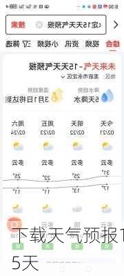 下载天气预报15天